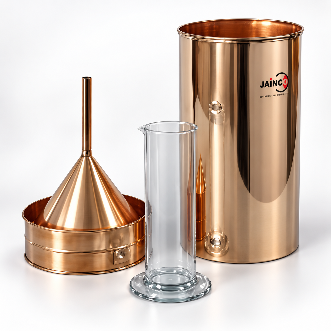 Rain Gauge with Plastic Measuring Cylinder